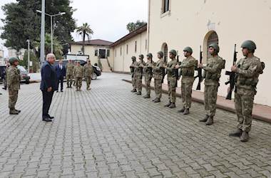Millî Savunma Bakanı Yaşar Güler Hatay’daki 2’nci Hudut Alay Komutanlığında İnceleme ve Denetlemelerde Bulundu