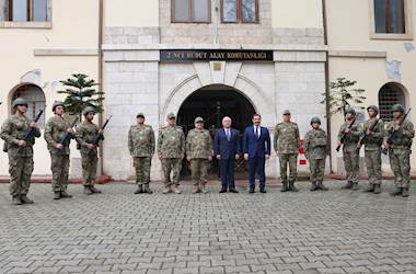 Millî Savunma Bakanı Yaşar Güler Hatay’daki 2’nci Hudut Alay Komutanlığında İnceleme ve Denetlemelerde Bulundu