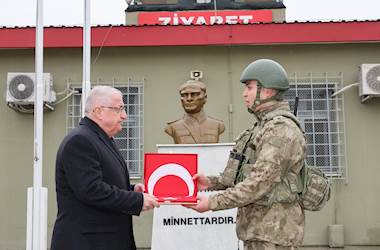 Millî Savunma Bakanı Yaşar Güler, Ziyaret Hudut Karakolu’nda İnceleme ve Denetlemelerde Bulundu