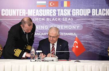 Ministers Of Defence of Türkiye, Romania and Bulgaria Has Signed the “Black Sea Mine Countermeasure Task Group” in İstanbul
