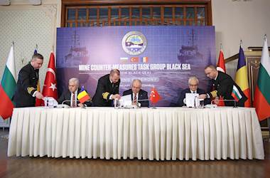 Ministers Of Defence of Türkiye, Romania and Bulgaria Has Signed the “Black Sea Mine Countermeasure Task Group” in İstanbul