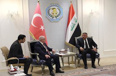 Millî Savunma Bakanı Yaşar Güler, Irak İçişleri Bakanı Abdülemir Kamil Şammari ile Görüştü