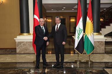 Millî Savunma Bakanı Yaşar Güler, IKBY Başbakanı Mesrur Barzani İle Görüşme Gerçekleştirdi