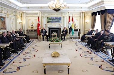 Millî Savunma Bakanı Yaşar Güler, IKBY Başbakanı Mesrur Barzani İle Görüşme Gerçekleştirdi
