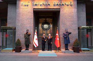 Millî Savunma Bakanı Yaşar Güler, KKTC Dışişleri Bakanı Tahsin Ertuğruloğlu İle Bir Araya Geldi