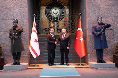 Millî Savunma Bakanı Yaşar Güler, KKTC Dışişleri Bakanı Tahsin Ertuğruloğlu İle Bir Araya Geldi