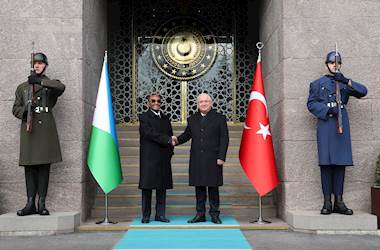 Millî Savunma Bakanı Yaşar Güler, Cibuti Savunma Bakanı Hassan Omar Mohamed Bourhan ile Bir Araya Geldi