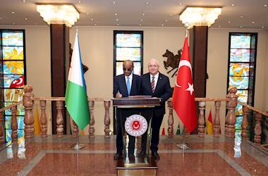 Millî Savunma Bakanı Yaşar Güler, Cibuti Savunma Bakanı Hassan Omar Mohamed Bourhan ile Bir Araya Geldi