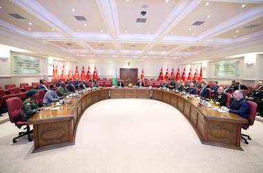 Millî Savunma Bakanı Yaşar Güler, Cibuti Savunma Bakanı Hassan Omar Mohamed Bourhan ile Bir Araya Geldi