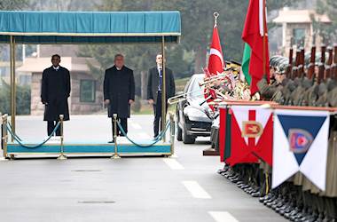 Millî Savunma Bakanı Yaşar Güler, Cibuti Savunma Bakanı Hassan Omar Mohamed Bourhan ile Bir Araya Geldi
