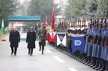 Millî Savunma Bakanı Yaşar Güler, Cibuti Savunma Bakanı Hassan Omar Mohamed Bourhan ile Bir Araya Geldi