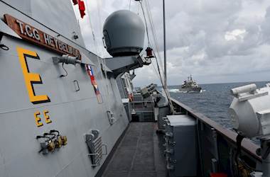 TCG HEYBELİADA Conducted Advanced Maneuver Training