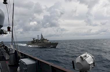 TCG HEYBELİADA Conducted Advanced Maneuver Training