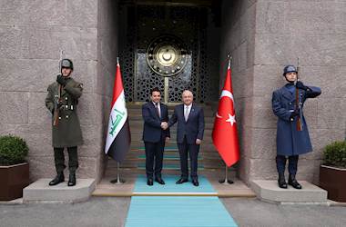 Millî Savunma Bakanı Yaşar Güler, Irak Ulusal Güvenlik Müsteşarı Kasım Celal El-Araji Hussaini Kabul Etti