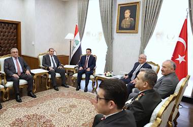 Millî Savunma Bakanı Yaşar Güler, Irak Ulusal Güvenlik Müsteşarı Kasım Celal El-Araji Hussaini Kabul Etti