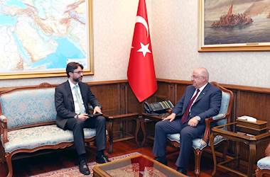 Millî Savunma Bakanı Yaşar Güler, Mogadişu Büyükelçisi Alper Aktaş'ı Kabul Etti