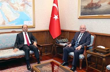 Millî Savunma Bakanı Yaşar Güler, Mısır’ın Ankara Büyükelçisi Amr Elhamamy'i Kabul Etti