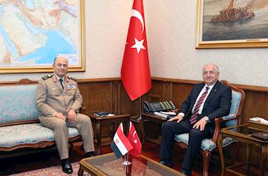 Millî Savunma Bakanı Yaşar Güler, Mısır Genelkurmay Başkanı Korgeneral Osama Askar’ı Kabul Etti