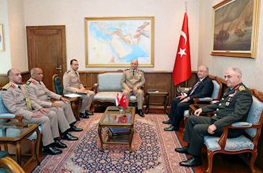 Millî Savunma Bakanı Yaşar Güler, Mısır Genelkurmay Başkanı Korgeneral Osama Askar’ı Kabul Etti