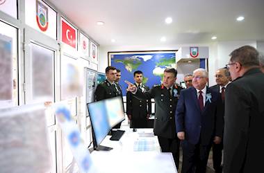 Millî Savunma Bakanı Yaşar Güler, Harita Genel Müdürlüğünü Ziyaret Etti