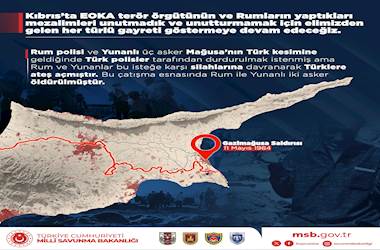 Gazimağusa Saldırısında Kaybettiğimiz Kıbrıs Türkü Kardeşlerimizi Rahmetle Anıyoruz
