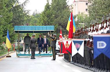 Millî Savunma Bakanı Yaşar Güler, Ankara'ya Ziyaret Gerçekleştiren Ukrayna Savunma Bakanı Rüstem Umerov'u Askerî Törenle Karşıladı