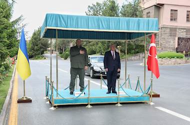 Millî Savunma Bakanı Yaşar Güler, Ankara'ya Ziyaret Gerçekleştiren Ukrayna Savunma Bakanı Rüstem Umerov'u Askerî Törenle Karşıladı