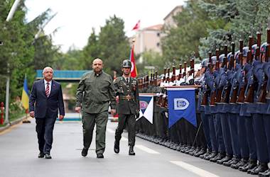 Millî Savunma Bakanı Yaşar Güler, Ankara'ya Ziyaret Gerçekleştiren Ukrayna Savunma Bakanı Rüstem Umerov'u Askerî Törenle Karşıladı