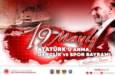 19 Mayıs Atatürk’ü Anma, Gençlik ve Spor Bayramımız Kutlu Olsun