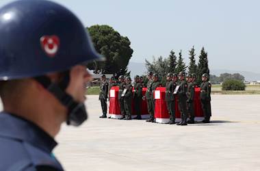 Kayseri'de Şehit Verdiğimiz Kahraman Pilotlarımız, Törenle Son Yolculuklarına Uğurlandı