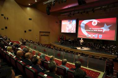 15 Temmuz Demokrasi ve Millî Birlik Günü Dolayısıyla Millî Savunma Bakanlığında Tören Düzenlendi