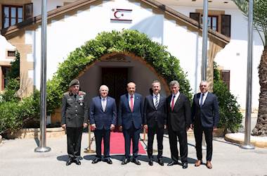 Millî Savunma Bakanı Yaşar Güler, KKTC Cumhurbaşkanı Sn. Ersin Tatar ile Bir Araya Geldi