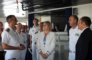 Within MCM Task Group TCG YÜZBAŞI GÜNGÖR DURMUŞ and TCG AKÇAY Conducts Port Visit