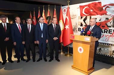 Millî Savunma Bakanı Yaşar Güler, Mutlu Barış Harekâtı'nın 50'nci Yıl Dönümü Dolayısıyla Hazırlanan "50'nci Yıl Sergisi"nin Açılışını Gerçekleştirdi