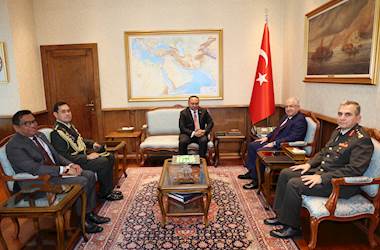 Millî Savunma Bakanı Yaşar Güler, Endonezya’nın Ankara Büyükelçisi Achmad Rizal Purnama’yı Kabul Etti