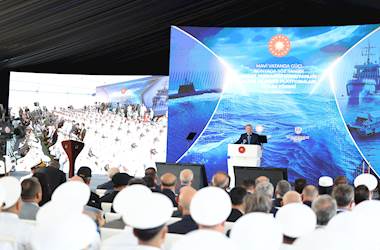 Cumhurbaşkanımız Sn. Recep Tayyip Erdoğan, Aksaz Tersanesi Komutanlığı Açılış ve Deniz Platformları Teslim Töreni’ne Katıldı 