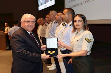 Bir Üst Rütbeye Terfi Eden Türk Silahlı Kuvvetleri Personeli İçin Rütbe Terfi Töreni Düzenlendi