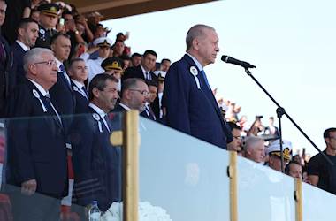 Cumhurbaşkanımız Sayın Recep Tayyip Erdoğan, Tuzla'daki Milli Savunma Üniversitesi Deniz Harp Okulu Diploma Alma ve Sancak Devir Teslim Töreni'ne Katıldı