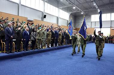 Millî Savunma Bakanı Yaşar Güler, Kosova Barış Gücü (KFOR) Komutanlığının Devir-Teslim Törenine Katıldı