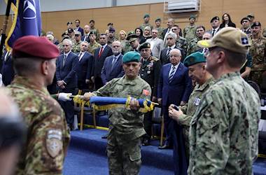 Millî Savunma Bakanı Yaşar Güler, Kosova Barış Gücü (KFOR) Komutanlığının Devir-Teslim Törenine Katıldı
