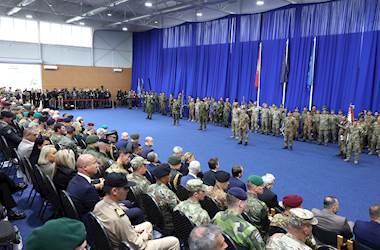 Millî Savunma Bakanı Yaşar Güler, Kosova Barış Gücü (KFOR) Komutanlığının Devir-Teslim Törenine Katıldı
