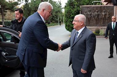 Millî Savunma Bakanı Yaşar Güler, Ukrayna Dışişleri Bakanı Andriy Sibiha ile Bir Araya Geldi