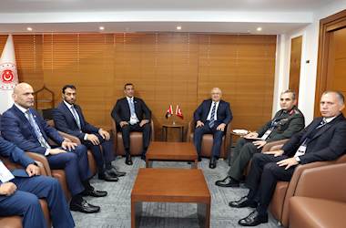 Millî Savunma Bakanı Yaşar Güler, Birleşik Arap Emirlikleri Savunma İşlerinden Sorumlu Devlet Bakanı Muhammed Mubarak Fadhel Saeed Almazrouei ile Görüştü