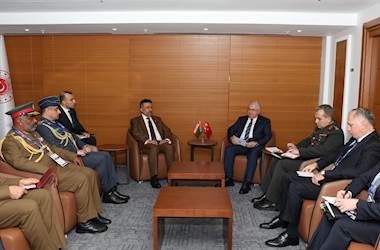 Bakan Yaşar Güler, Umman Savunma Bakanlığı Genel Sekreteri Mohammed Bin Nasser Al Zaabi ile Görüştü