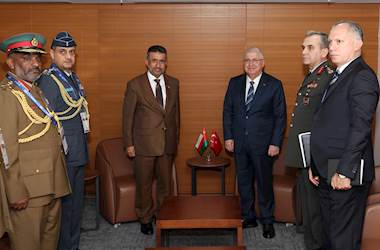Bakan Yaşar Güler, Umman Savunma Bakanlığı Genel Sekreteri Mohammed Bin Nasser Al Zaabi ile Görüştü
