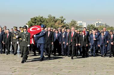 Cumhurbaşkanımız Sayın Recep Tayyip Erdoğan Başkanlığındaki Devlet Erkânı, 29 Ekim Cumhuriyet Bayramı Dolayısıyla Anıtkabir'i Ziyaret Etti
