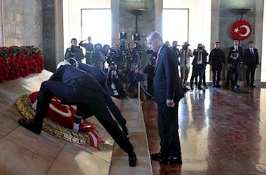 Cumhurbaşkanımız Sayın Recep Tayyip Erdoğan Başkanlığındaki Devlet Erkânı, 29 Ekim Cumhuriyet Bayramı Dolayısıyla Anıtkabir'i Ziyaret Etti