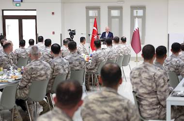 Millî Savunma Bakanı Yaşar Güler, Türk-Katar Birleşik Müşterek Kuvvet Komutanlığında Konuştu