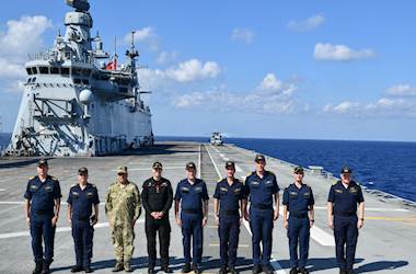 TCG ANADOLU Conducts Maritime Training Within NEPTUNE STRIKE 24.2