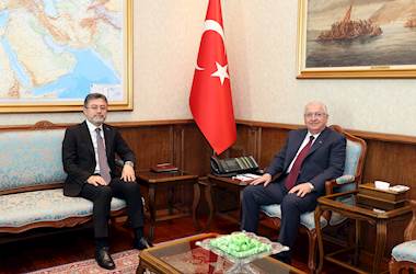 Millî Savunma Bakanı Yaşar Güler, Tarım ve Orman Bakanı İbrahim Yumaklı ile Millî Savunma Bakanlığında Bir Araya Geldi